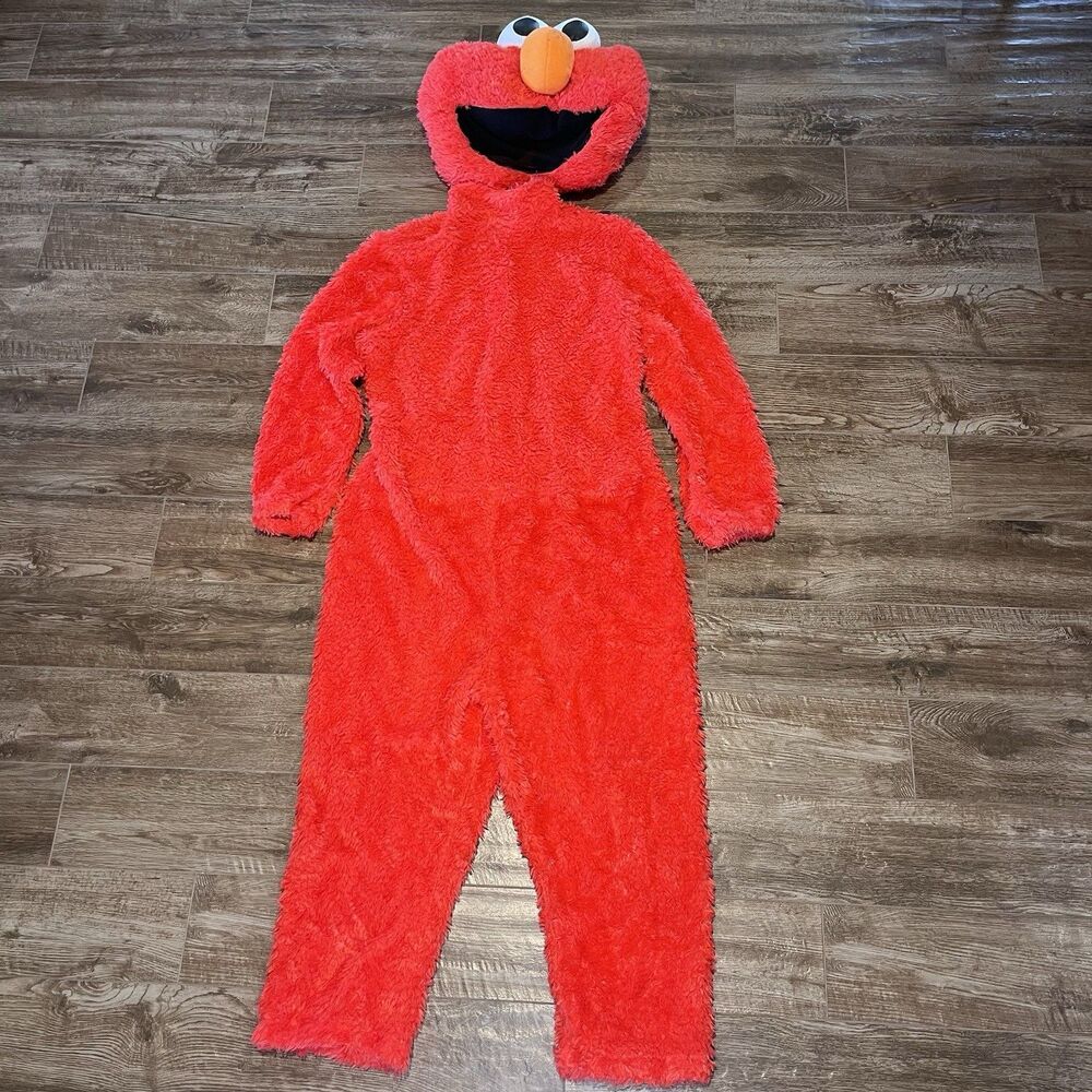 Complete Sesame Street Elmo Costume Adult XL Mascot Halloween Birthday Party